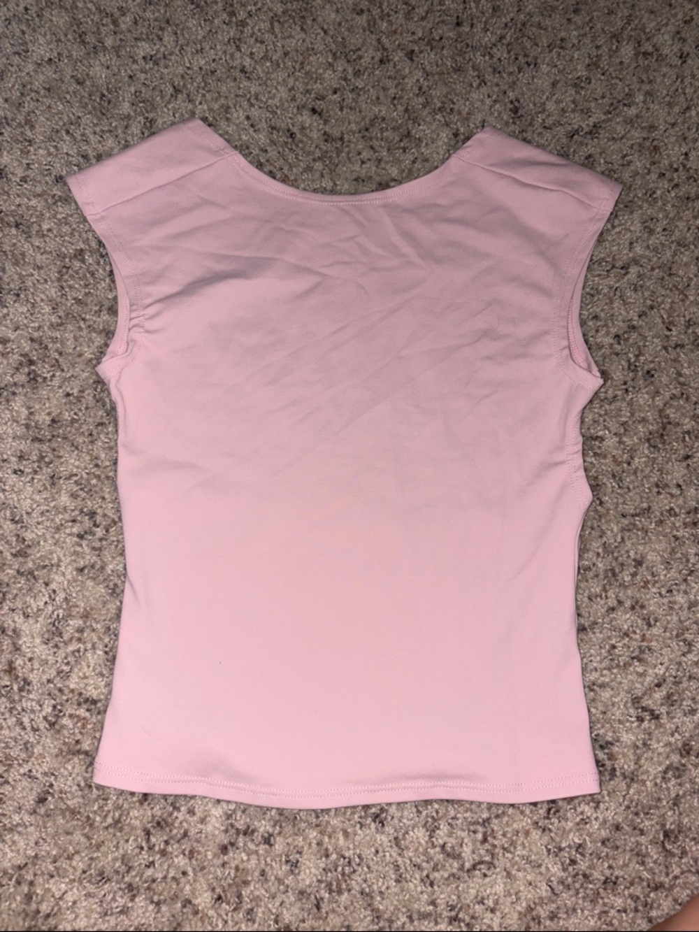 Women's Pink, White, and black Cap-Sleeve Tops
